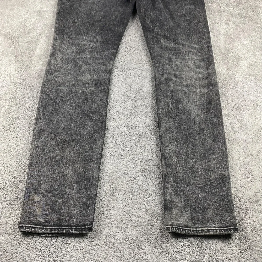 American Eagle Outfitters Next Level Flex Slim Jeans Mens 33x32 Black Distressed